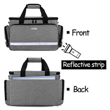 Load image into Gallery viewer, CURMIO Nurse Bag, Medical Bag Clinical Bag with Inner Dividers and No-Slip Bottom for Home Visits, Health Care, Hospice, Gift for Nursing Students, Physical Therapists, Doctors,Gray (Patented Design)
