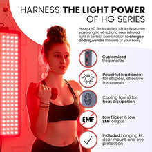 Load image into Gallery viewer, Red Light Therapy by Hooga, 660nm 850nm, Near Infrared LED Light Therapy, 200 LEDs. High Power, Low EMF Output. for Energy, Pain Relief, Skin Health, Beauty, Anti Aging and Performance. HG1000.
