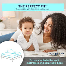 Load image into Gallery viewer, UltraBlock Waterproof Mattress Protector - Smooth Plush Top King Mattress Cover for Bed
