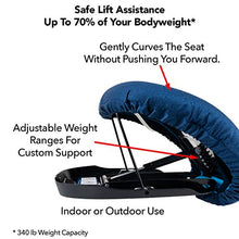 Load image into Gallery viewer, Carex Upeasy Seat Assist Plus - Chair Lift And Sofa Stand Assist - Portable Lifting Seat With Support from 200 Pounds to 340 Pounds, Provides 70% Assistance
