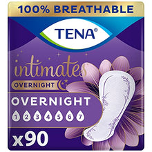 Load image into Gallery viewer, Tena Intimates Overnight Absorbency Incontinence/Bladder Control Pad with Lie Down Protection, 90 ct
