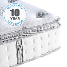 Load image into Gallery viewer, Classic Brands Mercer Cool Gel Memory Foam and Innerspring Hybrid 12-Inch Pillow Top Mattress | Bed-in-a-Box King
