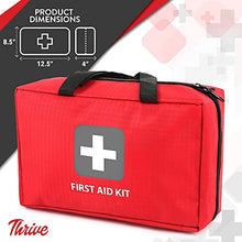 Load image into Gallery viewer, First Aid Kit – 291 Pieces of First Aid Supplies | Hospital Grade Medical Supplies for Emergency and Survival Situations | Ideal for Car, Trucks, Camping, Hiking, Travel, Office, Sports, Pets, Hunting, Home
