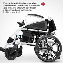 Load image into Gallery viewer, Portable Intelligent Lightweight Foldable Electric Wheelchair Scooter, Two Modes Motorized Wheelchair for Adult, Folding Carry Durable Power Wheelchairs, Family More Assured,lithiumbattery
