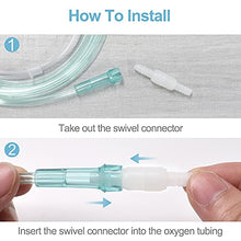 Load image into Gallery viewer, 10PCS Adult Soft Nasal Cannula for Oxygen Concentrator, 7 FT Cannula Nasal Tubing for Oxygen, Included 5PCS Nasal Cannula Oxygen Tubing and 5PCS Oxygen Tubing Connectors - Standard Connector
