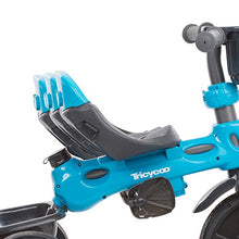 Load image into Gallery viewer, Joovy Tricycoo 4.1 Kid&#39;s Tricycle, Push Tricycle, Toddler Trike, 4 Stages, Blue

