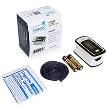 Load image into Gallery viewer, Innovo Deluxe iP900AP Fingertip Pulse Oximeter with Plethysmograph and Perfusion Index (Off-White with Black)

