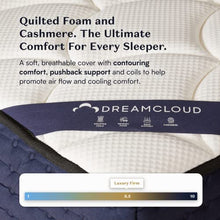 Load image into Gallery viewer, DreamCloud 14&quot; King Mattress - Gel Memory Foam Luxry Hybrid Mattress - 365 Night Trial - 5 Premium Layers - CertiPUR - US Certified,
