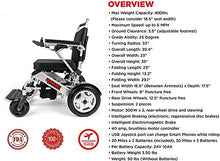 Load image into Gallery viewer, Porto Mobility Ranger Quattro Ultra 600W Motor Exclusive Lightweight Foldable Electric Wheelchair, Weatherproof, Stronger, Longer Range Super Horse Power, Dual Motor, All Terrain
