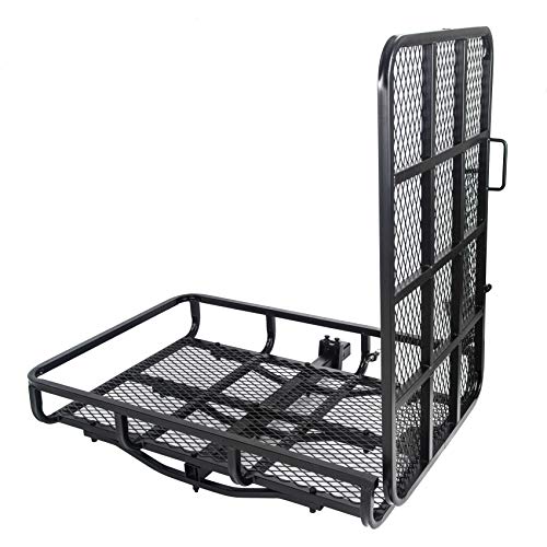 Mobility Carrier Wheelchair Electric Scooter Rack Hitch Disability Medical Ramp 500Lbs Capacity