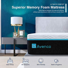 Load image into Gallery viewer, King Mattress, Avenco King Size Memory Foam Mattress in a Box, 10 Inch Gel-Infused King Bed Mattress with Plush Cover, Ultimate Comfort &amp; Supportive CertiPUR-US &amp; ISPA Certified
