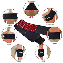 Load image into Gallery viewer, DGXINJUN Red Light Therapy Devices FDA Cleared Near Infrared 880nm Led Wrap Back Pain Relief Pad Home Use Wearable Belt Deep Penetrating Body Joints Muscle Benefits (2021 SMD Belt)
