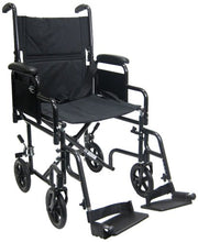 Load image into Gallery viewer, Karman Lightweight Transport Wheelchair with Removable Armrest
