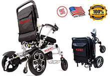 Load image into Gallery viewer, Rubicon Premium Lightweight Electric Wheelchairs. All Terrain,Dual Power Motors, Foldable, Travel Power Wheelchair for Adults. Silla de Ruedas Electrica. (Premium - Heavy Duty)
