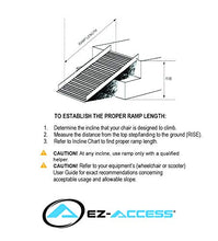 Load image into Gallery viewer, EZ-Access Suitcase Singlefold Portable Ramp with an Applied Slip-Resistant Surface, 4 Foot

