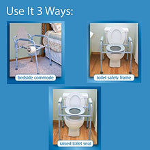 Load image into Gallery viewer, Carex 3-in-1 Folding Bedside Commode - Porta Potty for Adults - Portable Toilet for Camping

