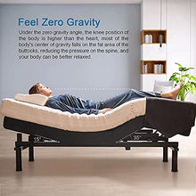 Load image into Gallery viewer, BDEUS Queen Adjustable Bed Frame, 5 Minute Assembly, Wireless Remote Adjustable Bed Base with Adjustable Leg Heights, Anti-Snore, Zero Gravity, Queen
