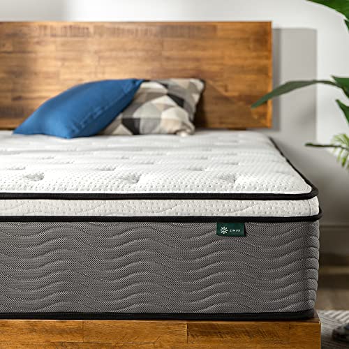 ZINUS 12 Inch Support Plus Pocket Spring Hybrid Mattress / Extra Firm Feel / Heavier Coils for Durable Support / Pocket Innersprings for Motion Isolation / Mattress-in-a-Box, Full