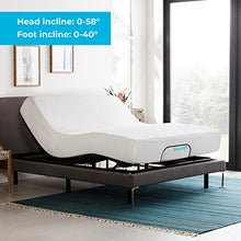 Load image into Gallery viewer, LINENSPA Adjustable Bed Base - Motorized Head and Foot Incline - Quick and Easy Assembly - Queen
