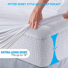 Load image into Gallery viewer, PlushDeluxe Premium Bamboo Mattress Protector – Waterproof, &amp; Ultra Soft Breathable Bed Mattress Cover for Maximum Comfort &amp; Protection - (King Size)
