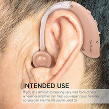 Load image into Gallery viewer, Hearing Aids, Onebridge Hearing Amplifier for Seniors Rechargeable with Noise Cancelling for Adults Hearing Loss, Digital Ear Hearing Assist Devices with Volume Control(Fleshcolor)
