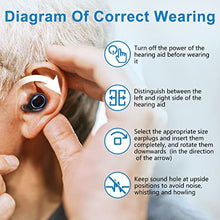 Load image into Gallery viewer, Rechargeable Digital Hearing Aids for Seniors and Adults,8 Channel Digital Hearing Amplifier with Touch Control, Perfected Ergonomics, in Ear Sound Amplifier（3 Modes）
