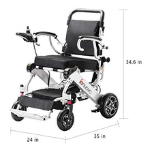 Load image into Gallery viewer, Intelligent Lightweight Foldable Electric Wheelchair, Portable Folding Carry Motorized Wheelchairs, Durable Compact Power Wheelchair Folding Carry Wheelchairs
