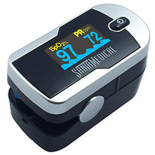 Load image into Gallery viewer, Santamedical Generation 2 Fingertip Pulse Oximeter Oximetry Blood Oxygen Saturation Monitor with Batteries and Lanyard
