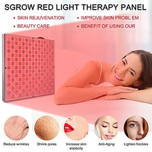 Load image into Gallery viewer, SGROW Red Light Therapy 45W Red Infrared Lights Device Deep 660nm Red &amp; 850nm Near Infrared Led Light Therapy Panel for Body
