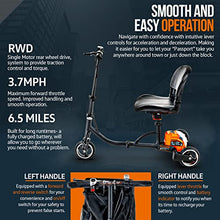 Load image into Gallery viewer, SuperHandy 3 Wheel Folding Mobility Scooter Electric Powered Portable Ultra Lightweight Compact Collapsible Design Long Range Travel with Detachable 48V Battery at a Max Load of 275lbs, Bag Included
