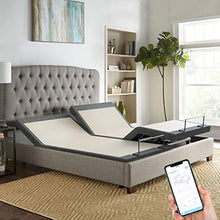 Load image into Gallery viewer, Adjustable Bed Frame with App Control &amp; Wireless Remote, Inofia Electric Adjustable Bed Base Includes Head and Foot Incline, Dual Massage, Preset &amp; Memory Positions for Optimal Comfort (Twin XL)
