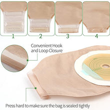 Load image into Gallery viewer, LotFancy Ostomy Supplies, 20 Pcs One-Piece Colostomy Bags with Closure, Drainable Pouches for Colonoscopy Ileostomy Stoma Care, Cut-to-Fit
