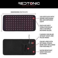 Load image into Gallery viewer, RedTonic Red Light Therapy Wrap - LED Device with 2 Wavelengths Including Red and Infrared
