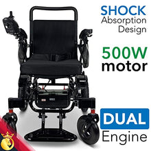 Load image into Gallery viewer, Majestic Electric Wheelchair 2022 - Foldable Remote Control Power Chair, 500 Watt Waterproof Motor, Lightweight Motorized Portable Mobility Aid for Adults - Wheel Chair (19.5&quot; Seat Width)
