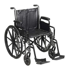 Load image into Gallery viewer, McKesson Wheelchair Steel 20&quot;W x 16&quot;D Swing-Away Footrest 146-SSP220DDA-SF
