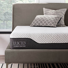 Load image into Gallery viewer, LUCID L300 Adjustable Bed Base with LUCID 10 Inch Memory Foam Hybrid Mattress - Twin XL
