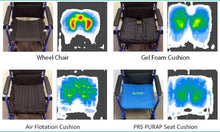 Load image into Gallery viewer, PURAP Wheelchair, Lift Chair &amp; Scooter Cushion - Prevent &amp; Heal Pressure Sores - Low Pressure Fluid 3D Flotation Technology - 18 x 20 x 1.5 inches - Blue
