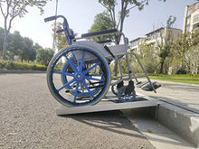 Load image into Gallery viewer, Koozam Upgraded Wheelchair Ramp | Strong, Sturdy Aluminum Portable Wheelchair Ramp with Skidproof Surface | Innovative Wide Threshold Ramp for Wheel Chairs, Scooters &amp; More | 36 x 31 Inches
