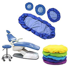 Load image into Gallery viewer, Dental Chair Covers - Protective Full Dental Chair Cover - Dental PU Leather Unit 4Pcs/Set Dental Chair Seat Cover Chair Cover Elastic Waterproof Protective Case Protector Dentist Equipme,Sky Blue
