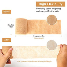 Load image into Gallery viewer, 12 Bulk Pack Cohesive Tape, Self Adherent Wrap 2 Inches X 5 Yards - Self Adhesive Bandage Medical Vet Wrap for First Aid, Sports Protection and Wrist, Ankle Sprains &amp; Swelling
