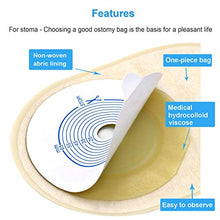 Load image into Gallery viewer, Ostomy Colostomy Supplies, 10 PCS Colostomy Bag, One Piece Drainable Pouches with Twist-Tie for Ileostomy Stoma Care, Cut to Fit(Max 20-65mm)
