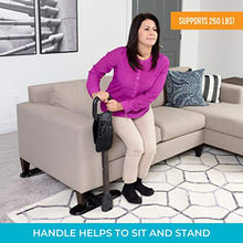 Load image into Gallery viewer, Stander CouchCane, Standing Mobility Aid for Disabled and Elderly, Chair Assist Lift Aid with Ergonomic Safety Handle and Organizer Pouch
