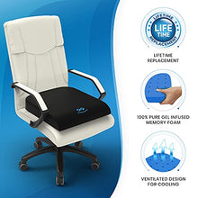 Load image into Gallery viewer, Everlasting Comfort Gel Memory Foam Wheelchair Seat Cushion - Pressure Sore &amp; Ulcer Pain Relief
