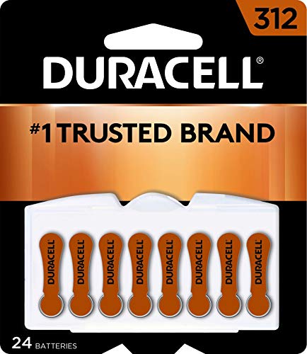 Duracell 12 Piece Hearing Aid Zinc Air Size 312, 24 Count