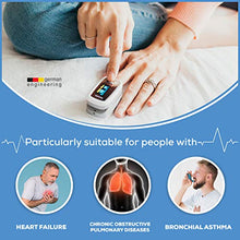 Load image into Gallery viewer, Beurer PO30 Fingertip Pulse Oximeter, Medical Device with 4 Colored Graphic Display Formats, Grey, 1 Count
