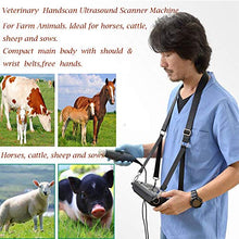Load image into Gallery viewer, Veterinary WristScan Ultrasound Scanner Machine Farm Animals Pet Handheld Ultrasound Scanner with Rechargeable Battery and 3.5MHz Mechanical Sector Probe Horse/Equine/Cow/Sheep Use
