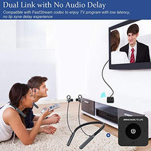 Load image into Gallery viewer, iDIGMALL Wireless Headphones for TV Watching, Bluetooth HiFi Earbuds Headset Hearing Set w/Audio Transmitter for Digital Optical RCA Aux Home Stereo, PC, DVD, Plug n Play, No Lip-Sync Delay, Pair Two
