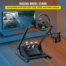 Load image into Gallery viewer, VEVOR G920 Racing Steering Wheel Stand Shifter Mount fit for Logitech G27 G25 G29 Gaming Wheel Stand Wheel Pedals NOT Included Racing Wheel Stand
