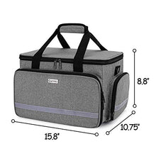 Load image into Gallery viewer, CURMIO Nurse Bag, Medical Bag Clinical Bag with Inner Dividers and No-Slip Bottom for Home Visits, Health Care, Hospice, Gift for Nursing Students, Physical Therapists, Doctors,Gray (Patented Design)
