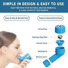 Load image into Gallery viewer, Flutter Valve Mucus Removal Device &amp; Lung Expander, Natural Lung Expansion Device &amp; Mucus Clearance Device to Expand Lung Capacity Airway Cleaning Breathing Advanced with 19mm
